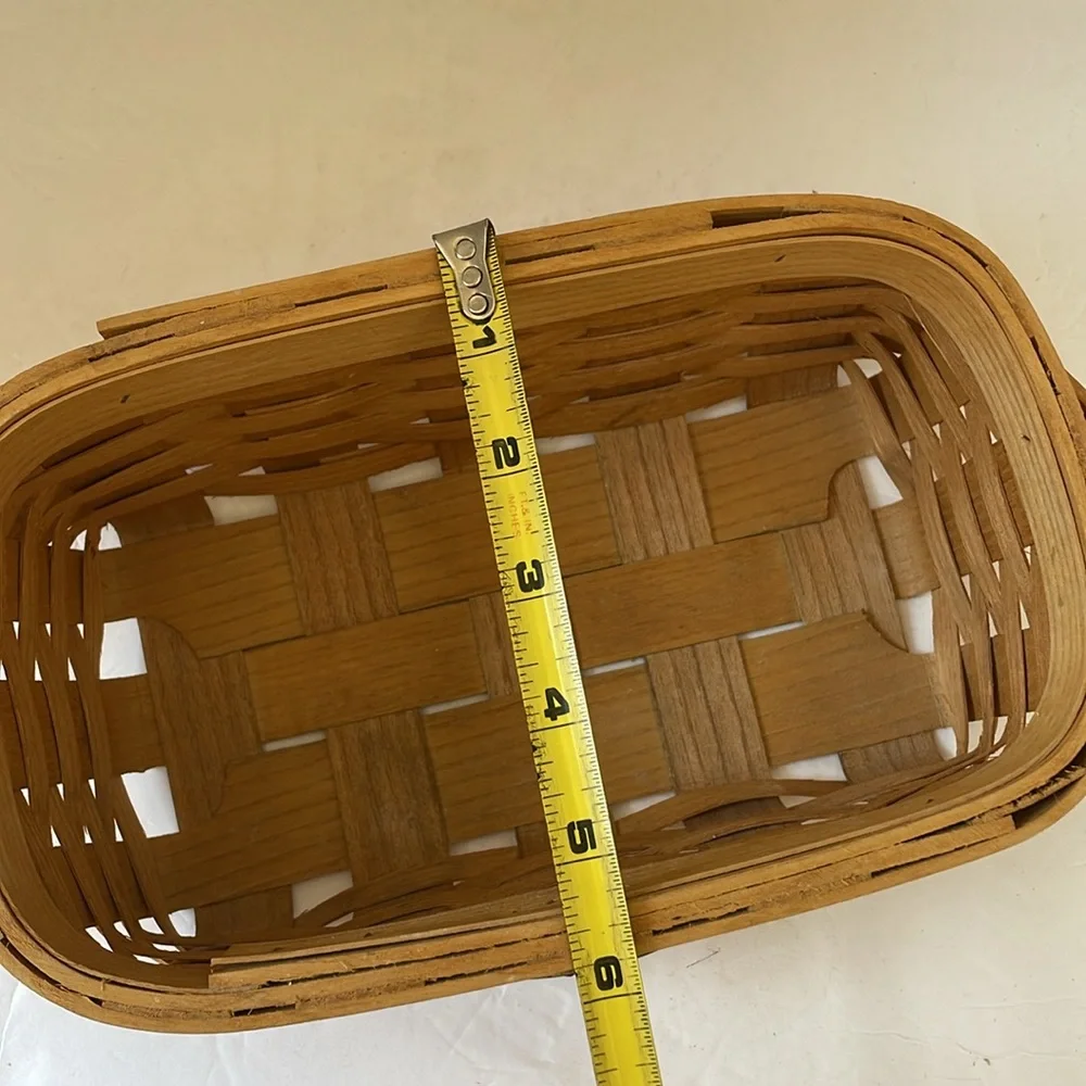 Peterboro Basket small rectangular handle